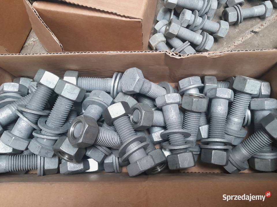 Śruby hv konstrukcyjne fi 16 20 24 30 różne Czajków sprzedam