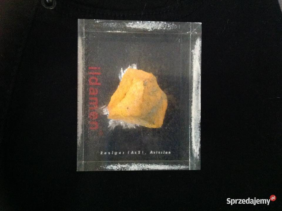 Realgar Kamień naturalny Minerał lubuskie Nowa Sól