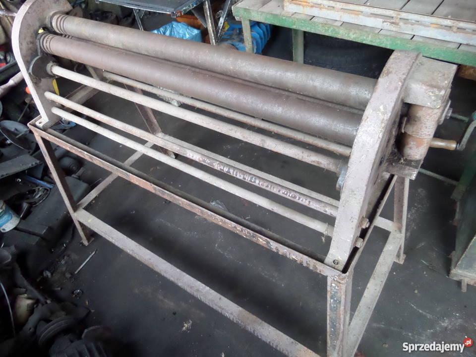 WALCARKA ZWIJARKA GIĘTARKA DO BLACHY PRL 1030mm Ostrów Wielkopolski