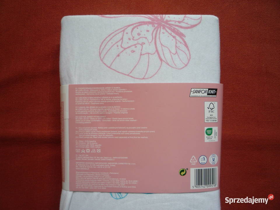 Smukee Kids Prześcieradło bawełniane jersey z Szczecin