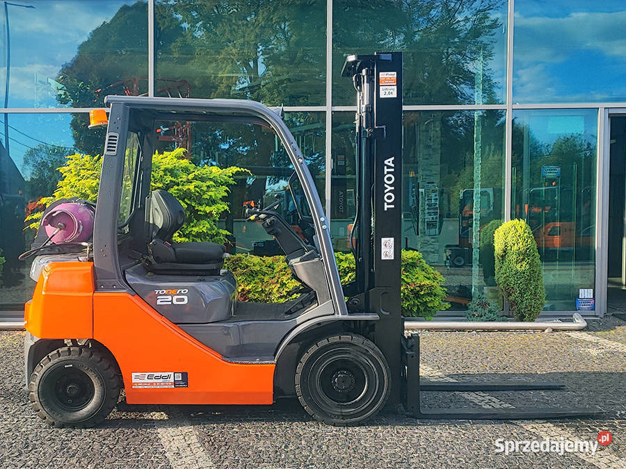 Wózek widłowy Toyota 028FGF20 2 t hilo 37 m LPG małopolskie Kęty sprzedam