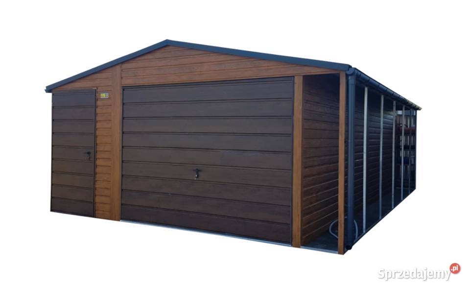 Garaż Blaszany 5x5 z wiatką brama uchylna Starachowice sprzedam