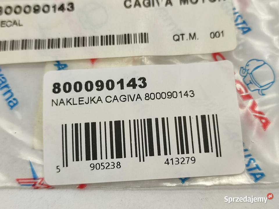 NAKLEJKA CAGIVA NA BAK CAGIVA PLANET 125 125cc