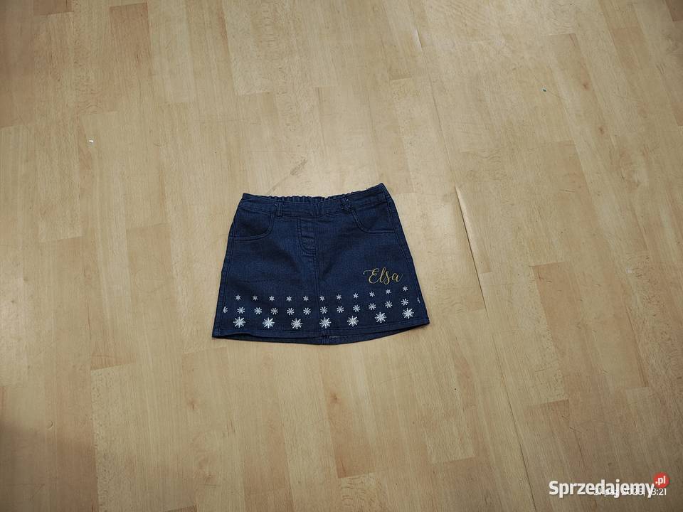 Spodnica spódniczka ala jeans Disney Elsa płatki Szczecin