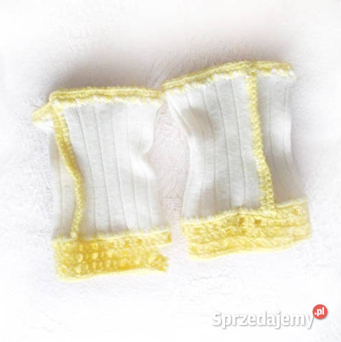 jasne mitenki pastelowe mitenki kremowe mitenki Dla kobiet Białystok