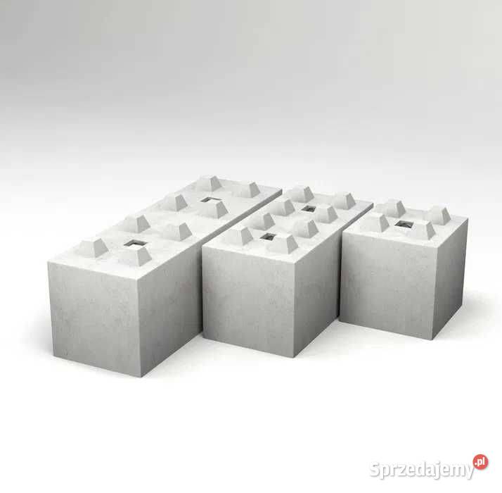 Blok betonowy typ 60 bloki betonowe mury oporowe Pozostałe Mińsk Mazowiecki sprzedam