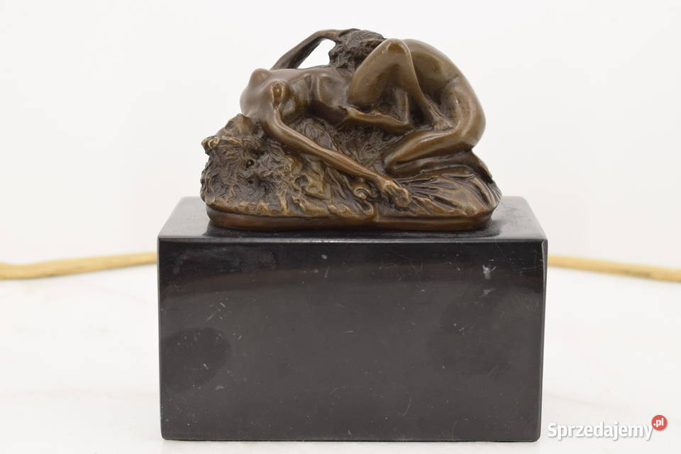 Dwie Kobiety Lesbijki Sensualny Akt z Brązu Kraków