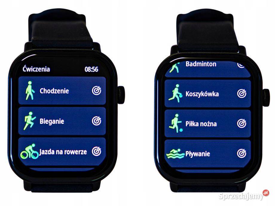 Smartwach Zegarek Menu Wodoodporny Sport Pomiary Białystok