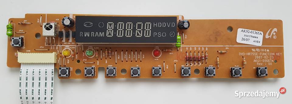 Samsung DVDHR753 HR755 kino PCB AK4100667A Części i akcesoria Legnica