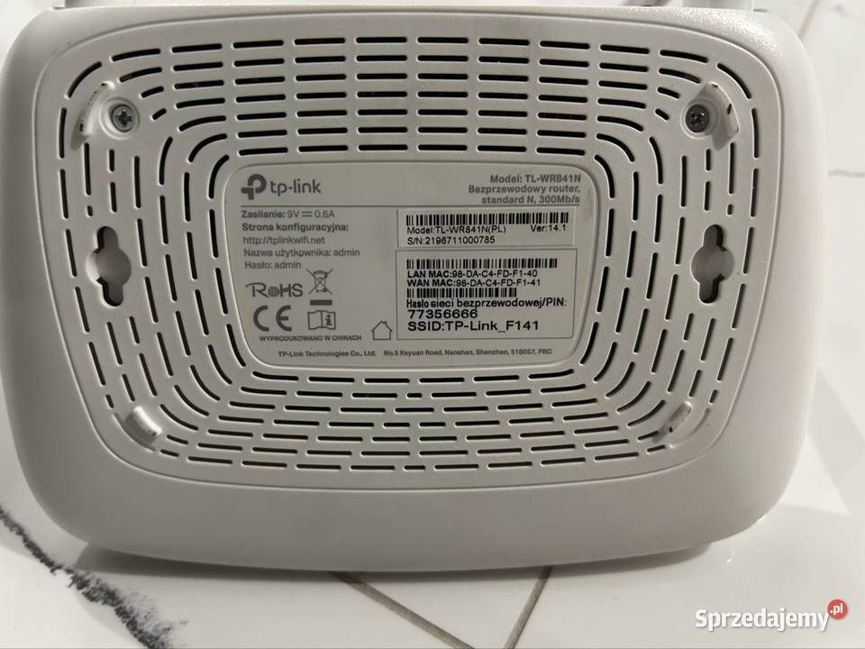 Router TPLink TLWR841N Bytom