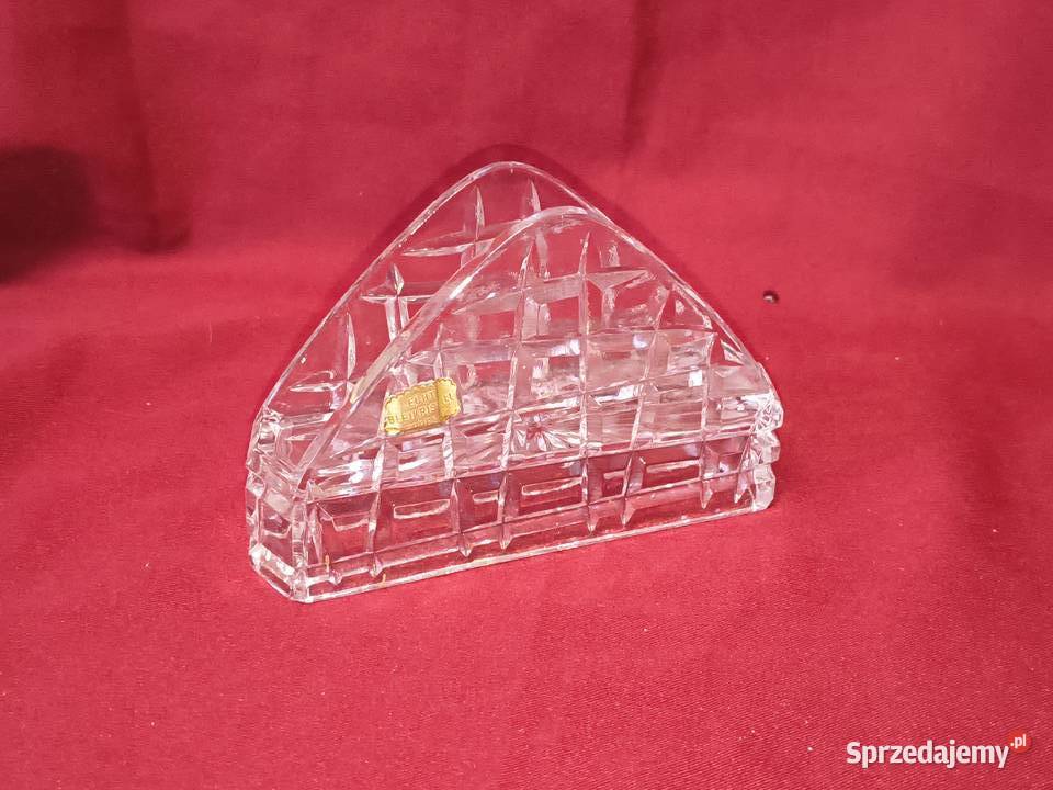Serwetnik kryształowy Echt Bleikristall vintage Chorzew sprzedam
