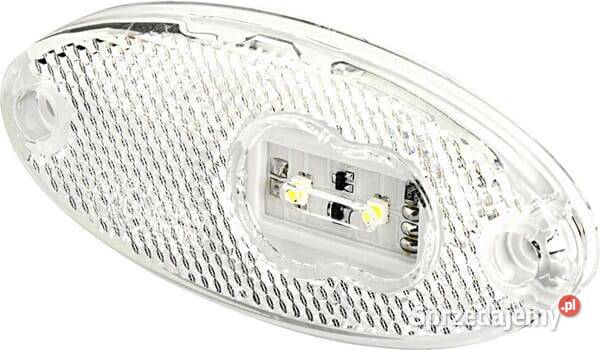 Lampa obrysowa LED owalna 1224V biała Kamionna sprzedam