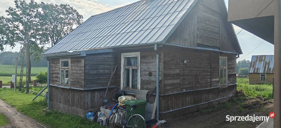 Dom drewniany 8 10 m do przeniesienia stary dom Mońki