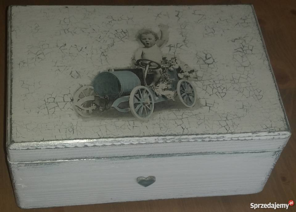 skrzynka pudełko decoupage Legnica sprzedam