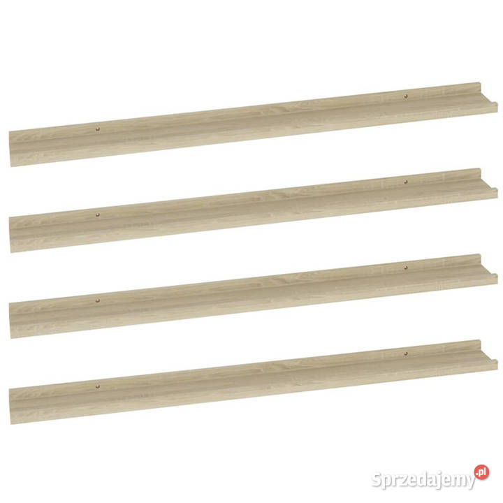 Półki ścienne 4 dąb sonoma 100x9x3 WM326687 Warszawa