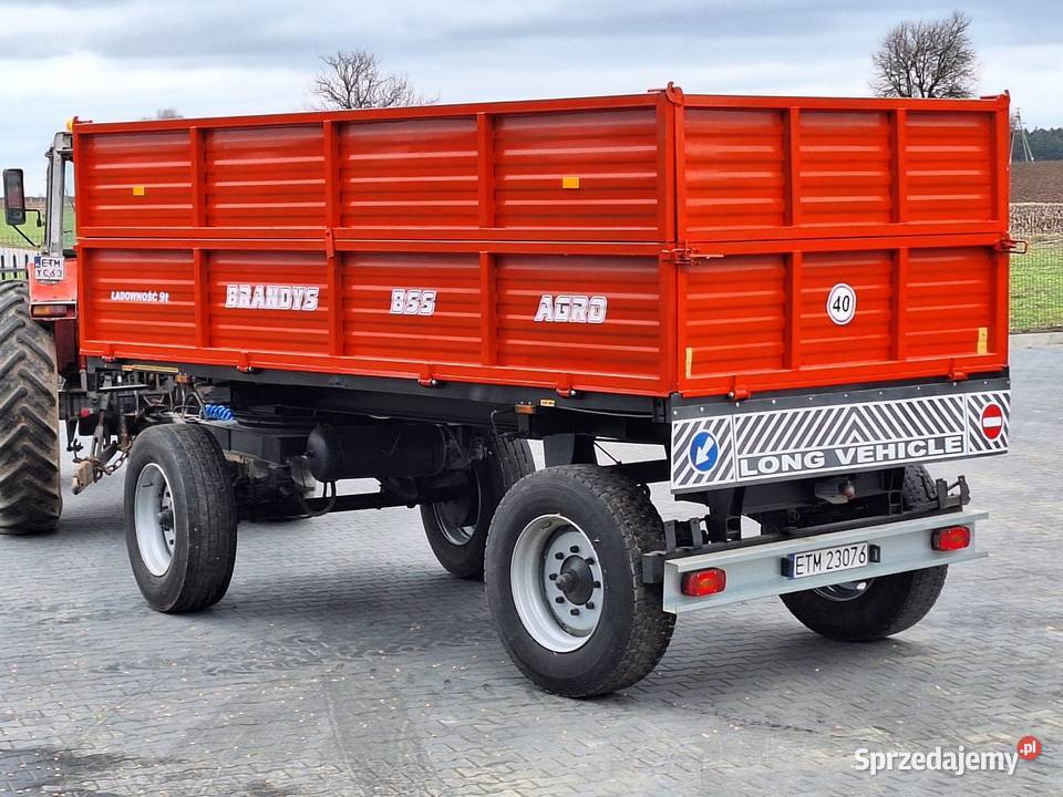 Przyczepa brandys wywrotka 12dmc Przyczepy rolnicze łódzkie Rawa Mazowiecka