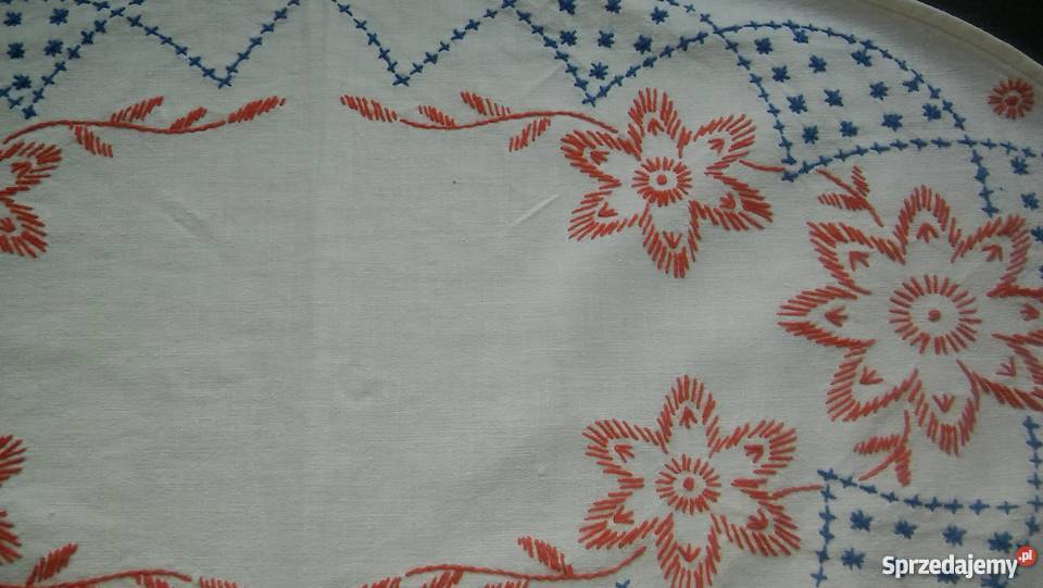 serwetka serweta ręczny haft krzyżykowy na Gdańsk