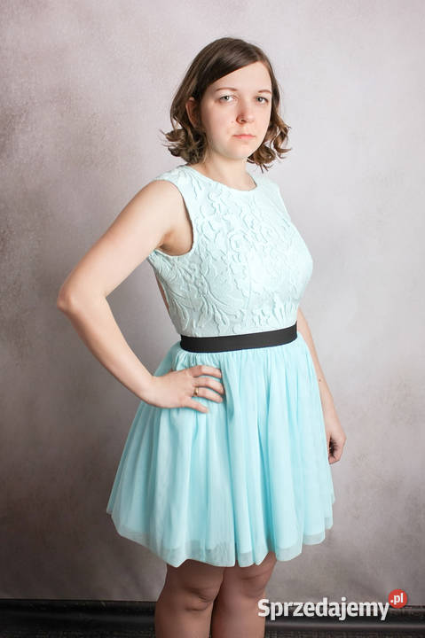 Miętowa sukienka Chorzów