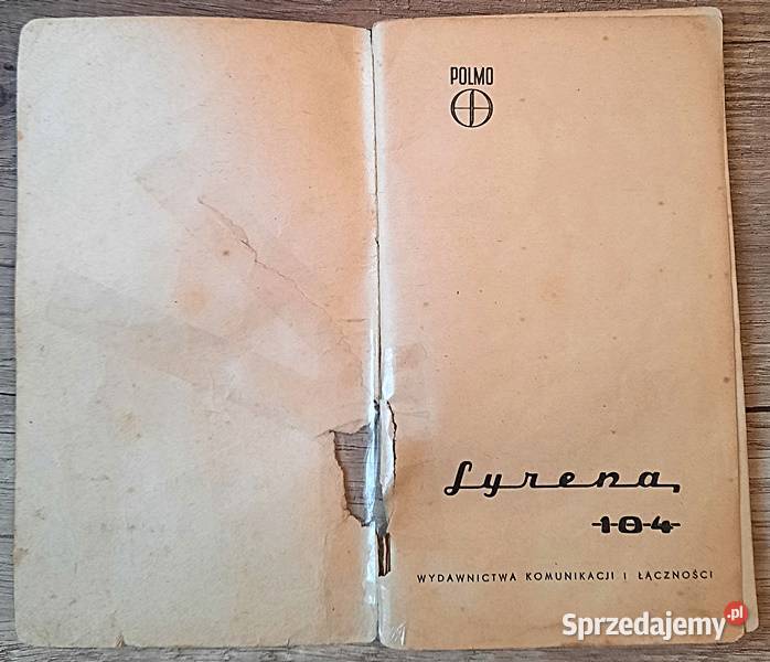 Syrena 104 Instrukcja obsługi Ostrów Wielkopolski