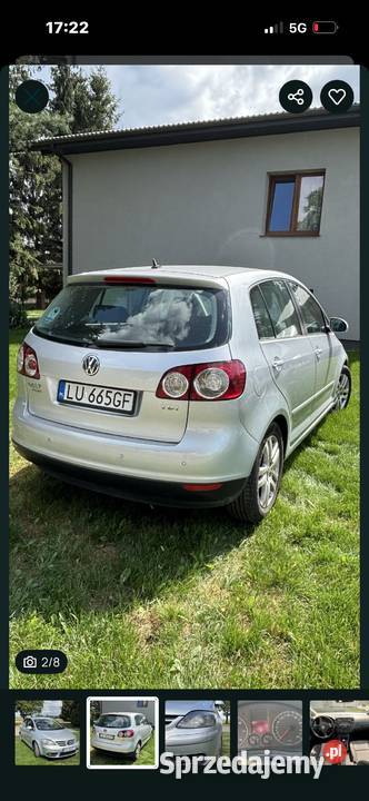 Volkswagen golf plus 19 TDI lubelskie Olszowiec-Kolonia