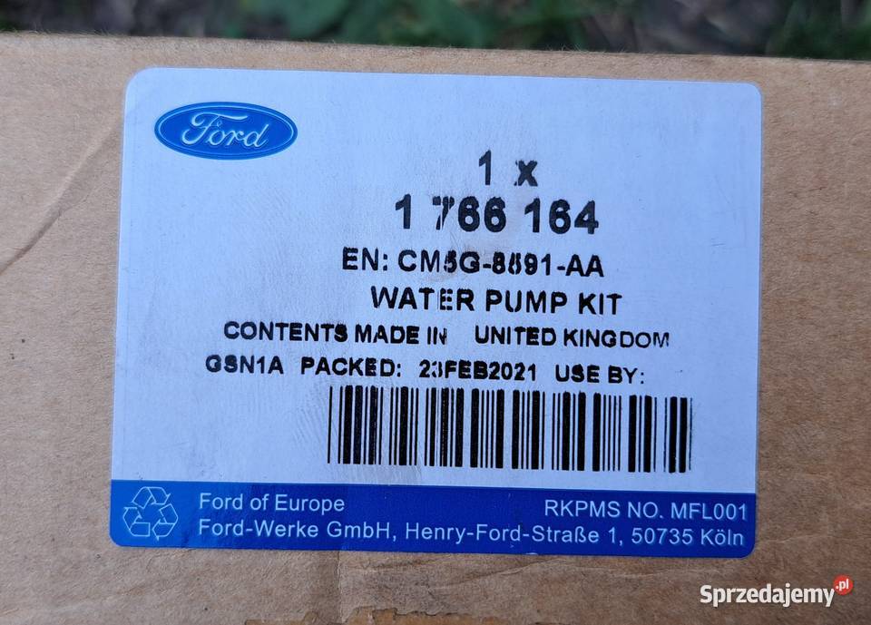 Pompa wody Ford 10 EcoBoost oryginal