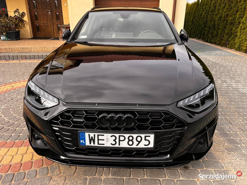 Audi A4 S line black edition 20 benzyna 265 265KM Łomża