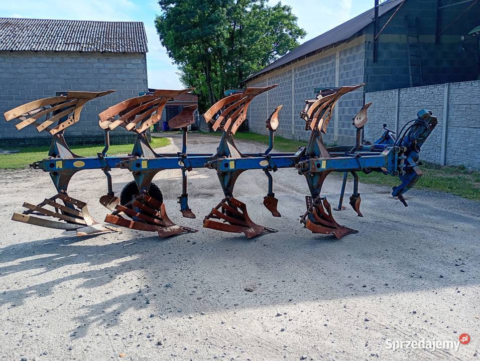 PLUG RABEWERK 4SKIBOWY AZUROWY LEMKEN LADNY Pługi Brudzew