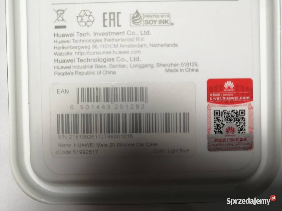 Sprzedam Etui Huawei Mate 20 Silicone Car Case łódzkie Inczew