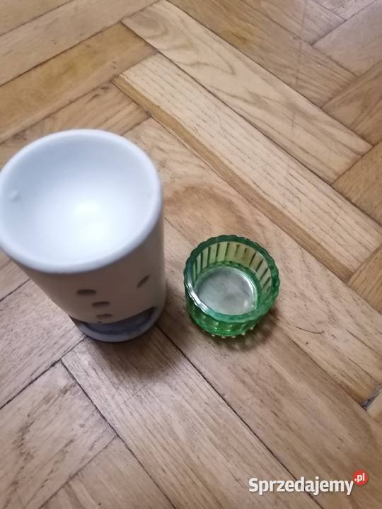 Świecznik biały na olejki Gdańsk sprzedam
