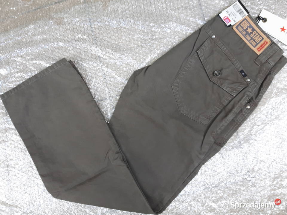 Spodnie Big Star W30L32 Nowe kolor khaki Big Star świętokrzyskie
