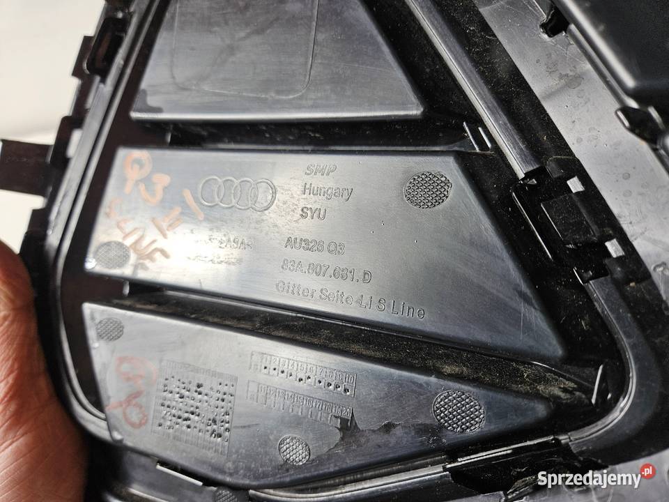 AUDI Q3 II SLINE KRATKA LEWA ZDERZAKA PRZÓD Międzychód sprzedam