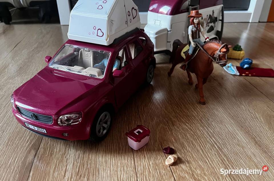 konie Schleich samochód z przyczepą zestaw Sandomierz