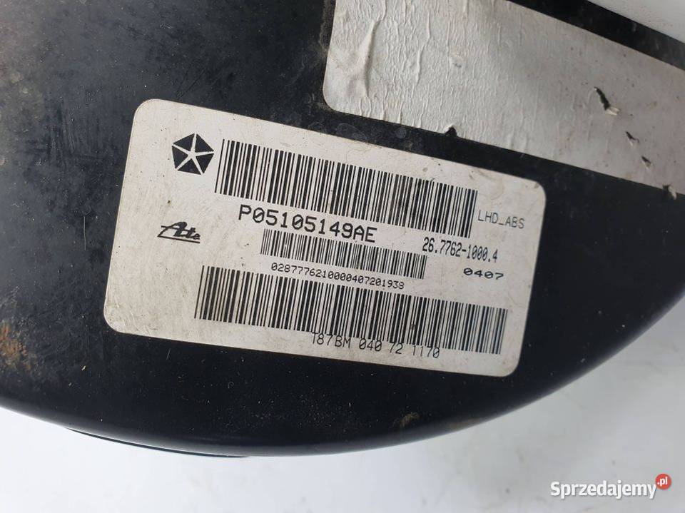 SERWO HAMULCOWE JEEP COMPASS P05105149AE Motoryzacja Lipno