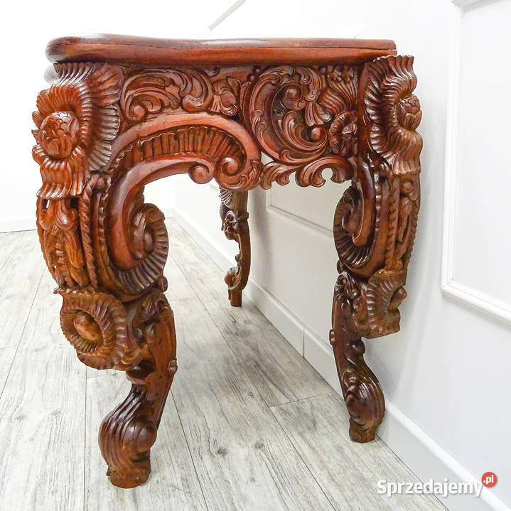 Stylowa KOMODA drewniana ROCOCO PALISANDER Kalisz