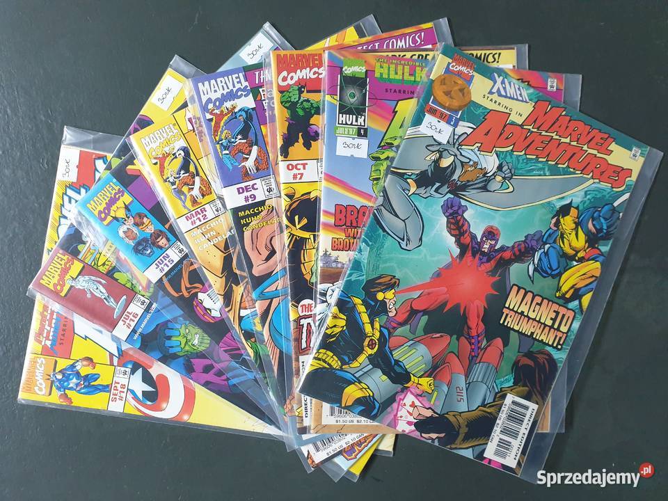 Marvel Adventures 8 oryginalnych komiksów Marvel