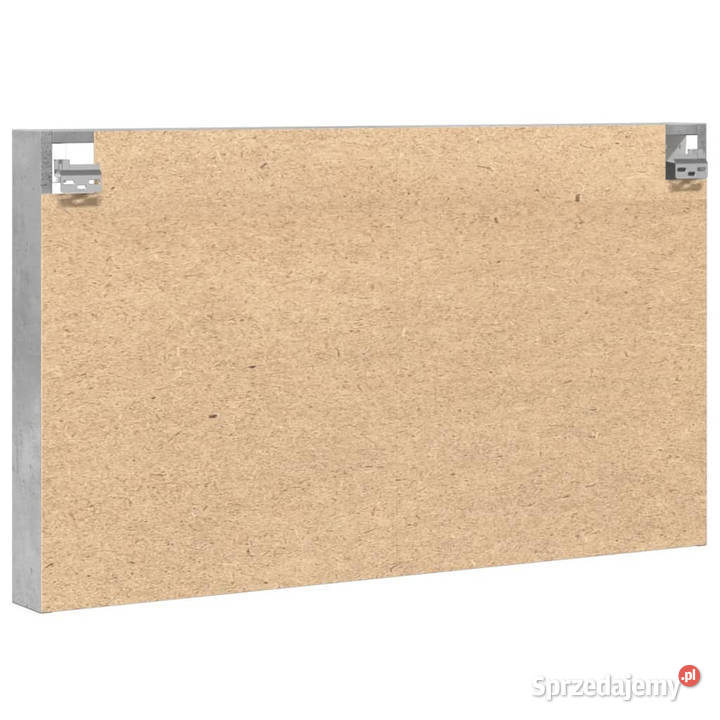 Witryna szarość betonu 100x85x58 materiał Kredensy i witryny