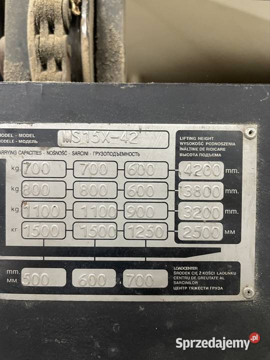Wózek podnośnikowy yale ms 15x Yale Roztoka-Brzeziny