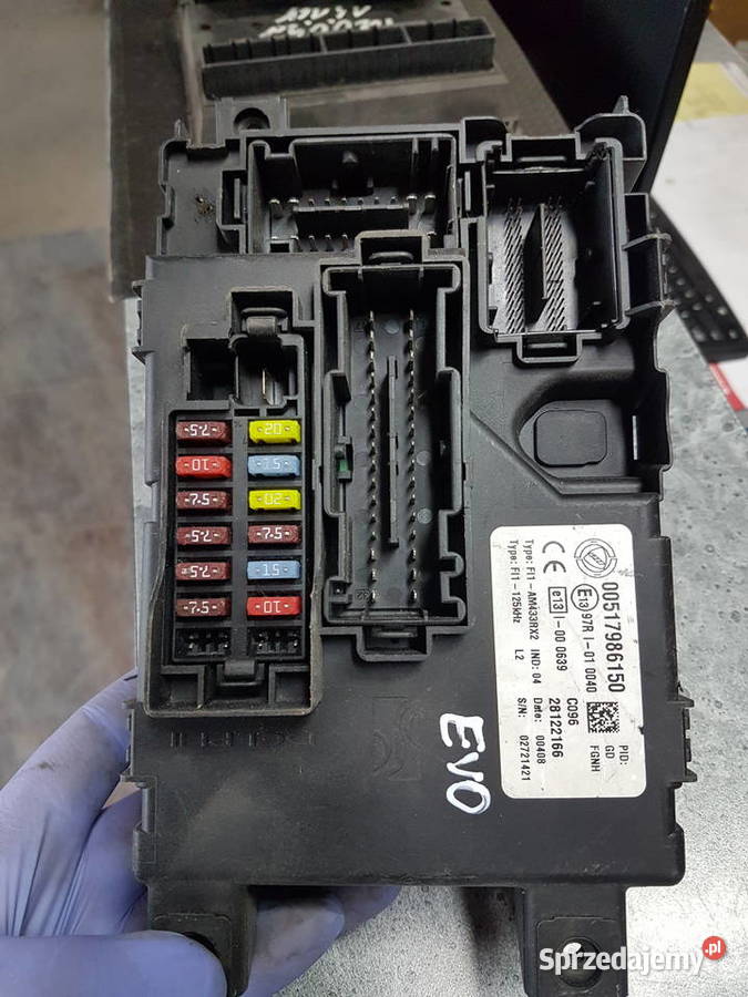 FIAT GRANDE PUNTO EVO 125 MODUL BSI PUSZKA Rok produkcji 2009 Turek