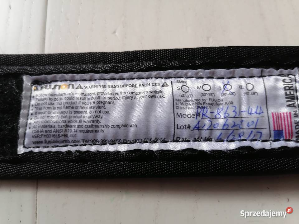 Fusion Pas wojskowy taktyczny patrolowy policja Szczerbice