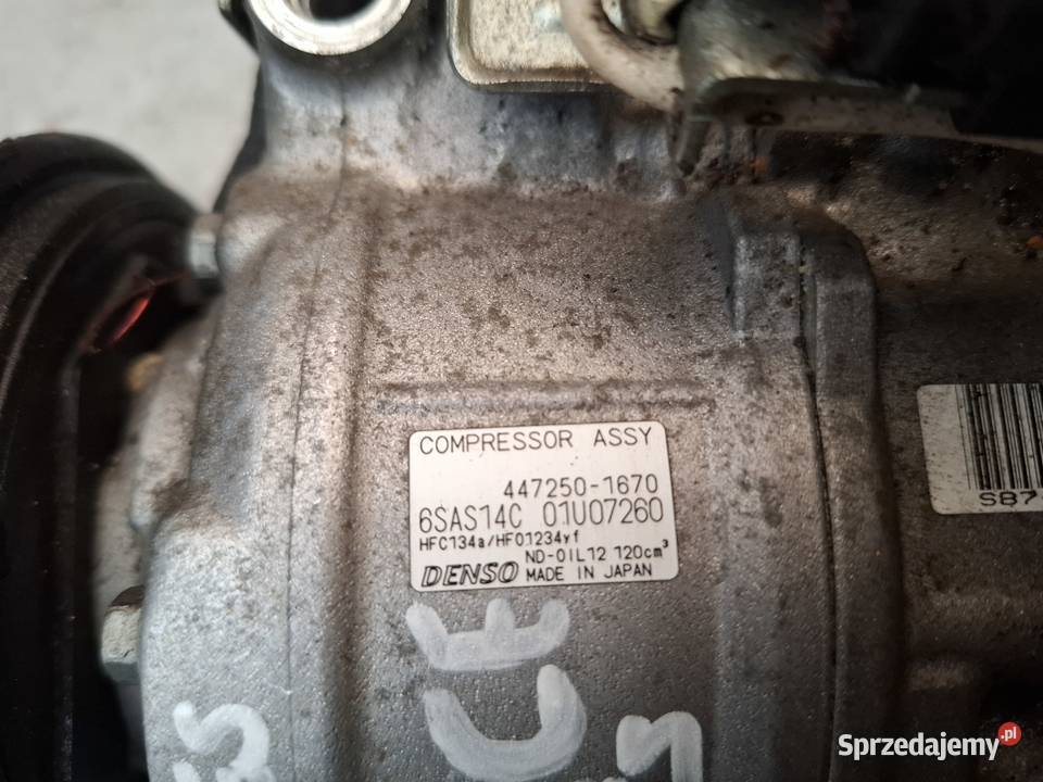 MERCEDES W176 sprężarka klimatyzacji 4472501670 Kompresory klimatyzacji Kielce