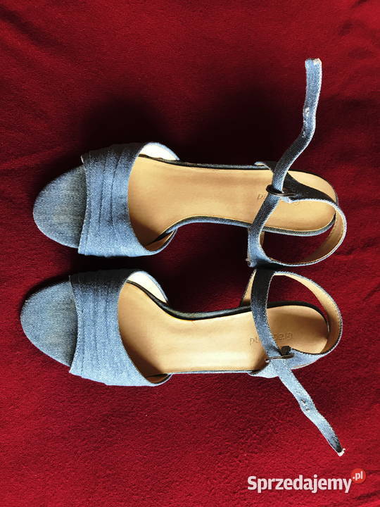 Sandały denim damskie 38
