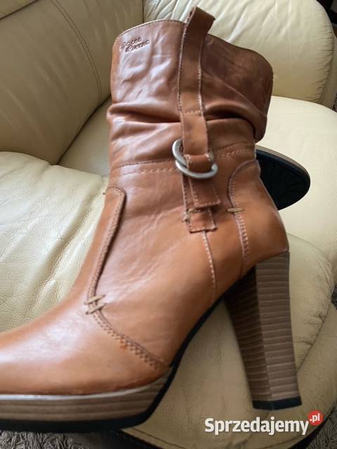 Kozaczki firmy Dolce Pietro skóra podlaskie Łomża