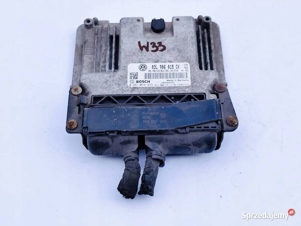 Skoda Superb B6 20TDI STEROWNIK KOMPUTER SILNIKA Układ elektryczny, zapłon Przemęt