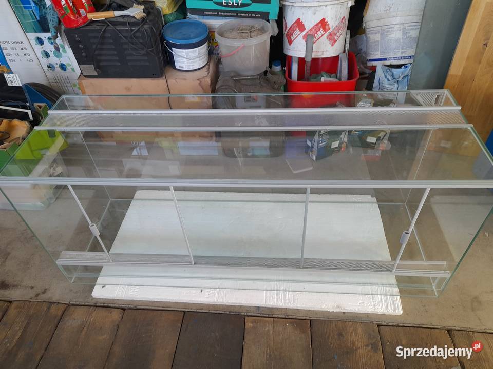 szklane terrarium 120x40x50 oietlenie led boa Warszawa