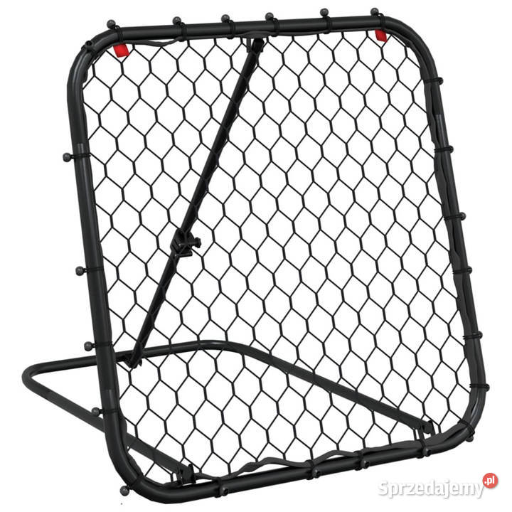 Rebounder do piłki nożnej regulowany czarny Warszawa
