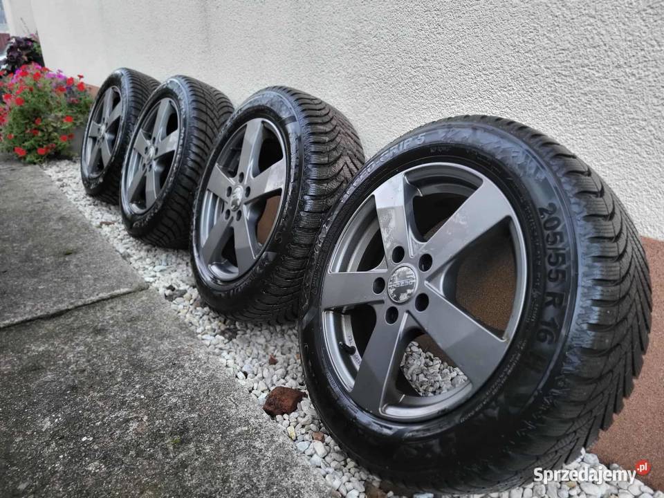 Komplet kół 16 5x112 20555 R16 SEAT LEON ZIMOWE Krzeszowice sprzedam