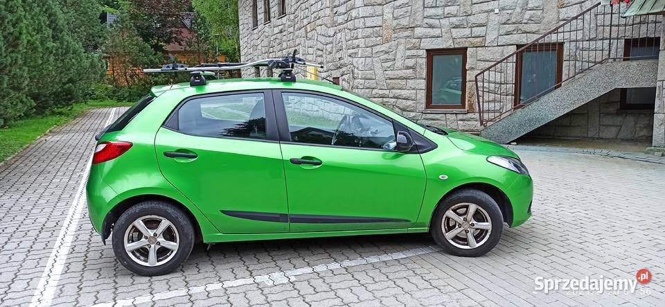 Mazda 2 2009 benzyna 90 bagażnik rowerowy