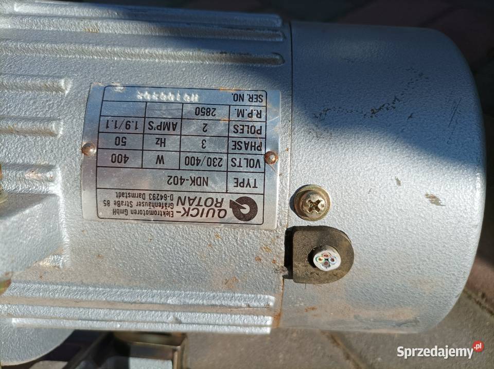 Silnik elektryczny QUICK ROTAN NDK402 1911KW