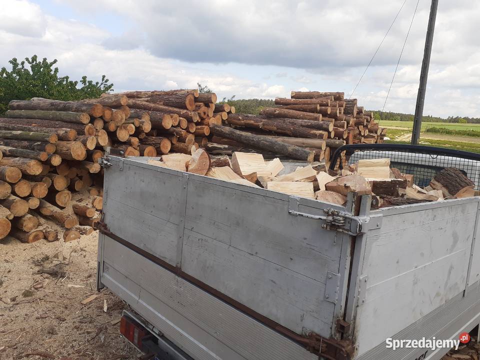 Drewno opałowe kominkowez transportem w w Kobyla Góra