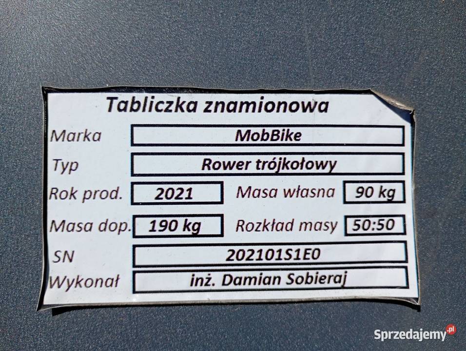 Rower Pojazd Elektryczny Mobbike Teleport Rowery elektryczne